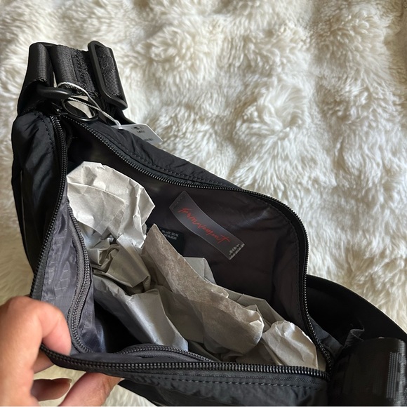 Free People Movement Black Crest Crossbody Sling Bag NWT - Picture 5 of 10